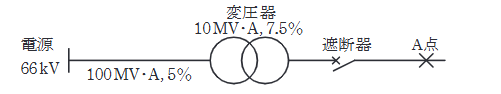2023年度 上期 電力 問16(b)の問題図1